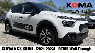 CITROËN C3 Shine (2023) - detailed video guide / review / dimensions, volumes, car trunk, options screenshot 5