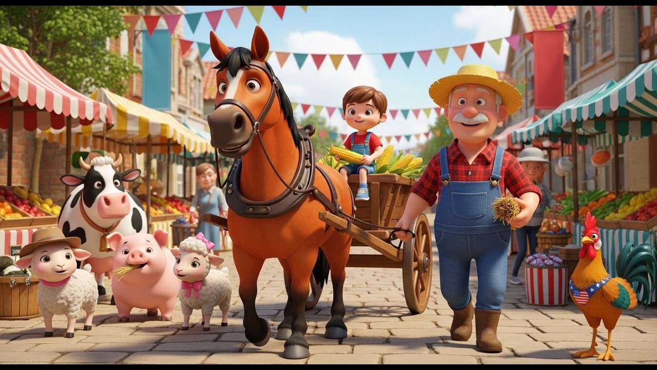 Old MacDonald Had a Farm 🐄 | A Brave Little Boy Saves His Family Farm | Kids Story in English