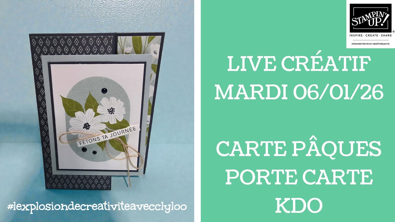 TUTO VIDEO : CARTE PORTE CARTE KDO