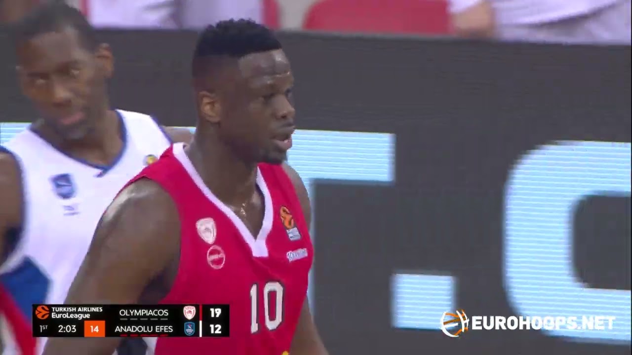 Olympiacos Piraeus - Anadolu Efes Istanbul 87-85 OT: Moustapha Fall (10 points)