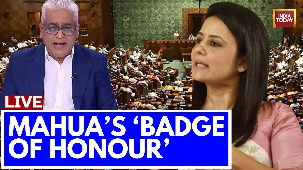 LIVE | Mahua Reacts To Expulsion Threat In Cash For Query Scam: 'it's A Badge Of Honour For Me'