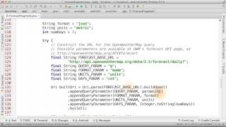 Postal Code Param - Developing Android Apps screenshot 2
