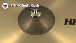 Sabian 18" HHX Studio Crash Cymbal 