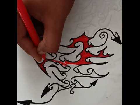 Tattoo design video | VIRAL CREATOR. #shorts.