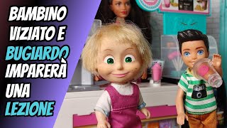 Bambino viziato e bugiardo avrà una bella lezione!/ le avventure di Masha