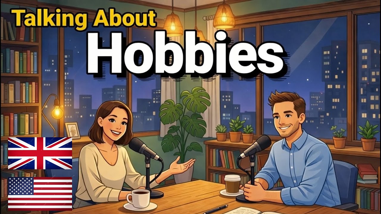 How to Talk About Hobbies in English | English Conversation Practice for Beginners