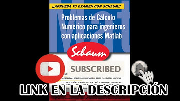 Problemas de Cálculo Numérico para Ingenieros con Aplicaciones Matlab - Schaum