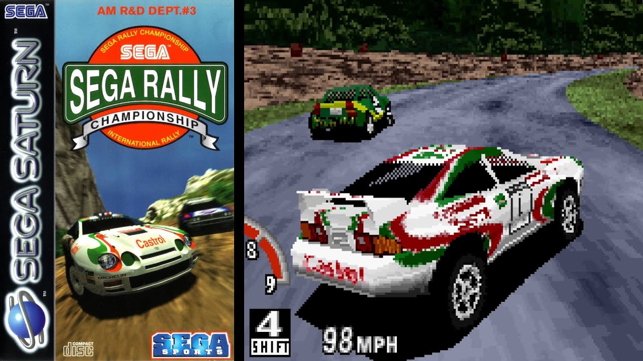 Sega Rally Championship ... (Sega Saturn) Gameplay Peek