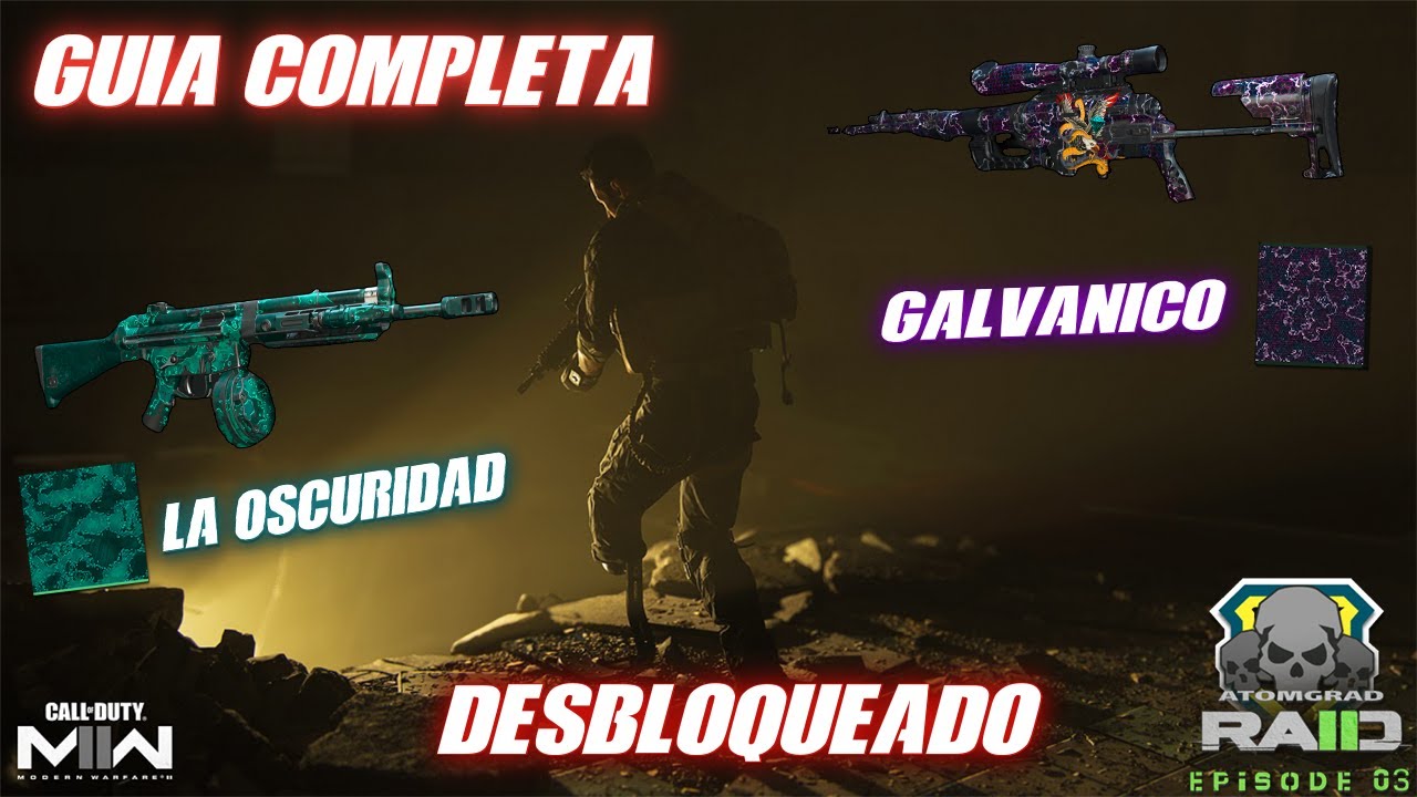 GUIA COMPLETA PARA DESBLOQUEAR LOS CAMUFLAJES EXCLUSIVOS DE LA RAID EP ...