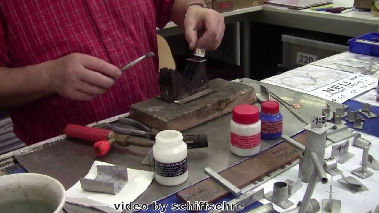 Aluminium Hartlöten Auf der Intermodellbau-Dortmund gesehen - YouTube