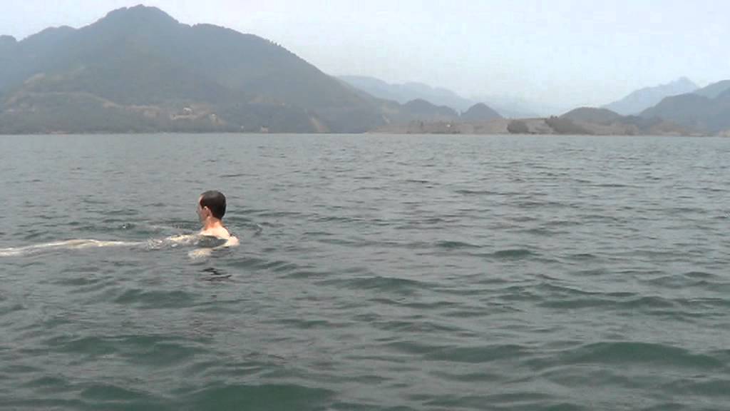 Swimming in Song Da lake with Mai Chau Nature Place