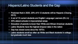 Bridging the Achievement Gap
