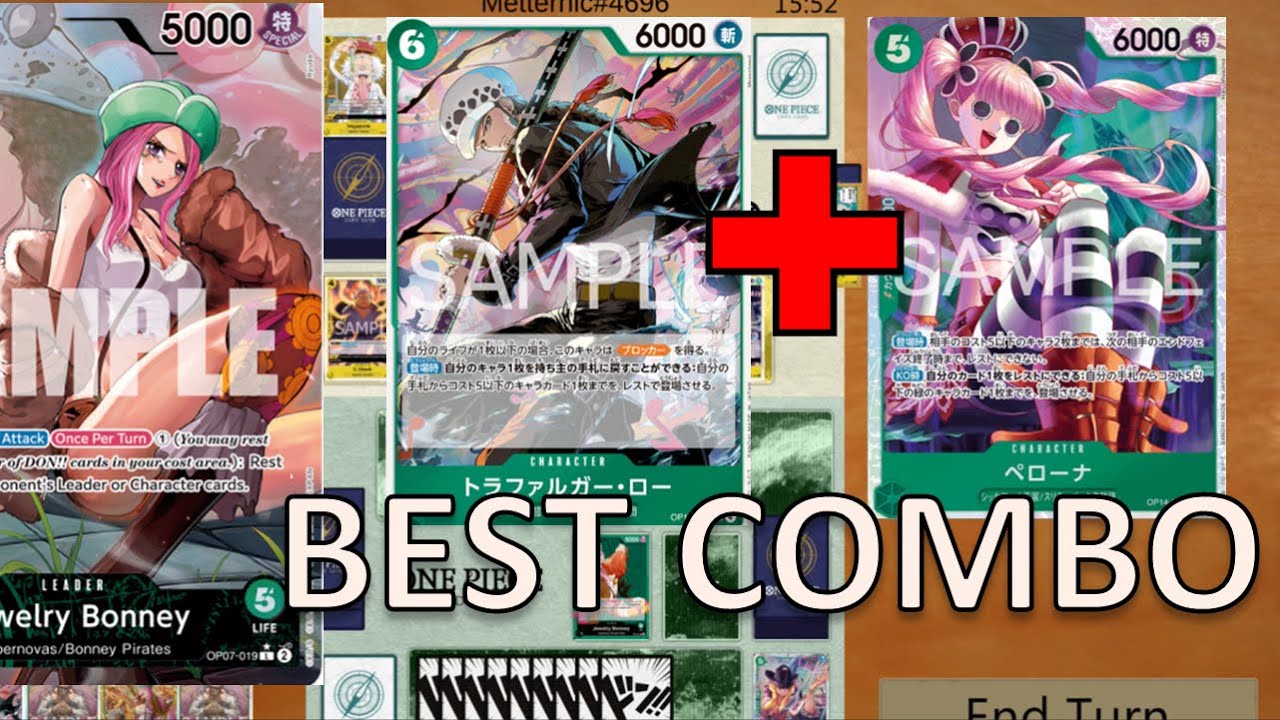 OP14 Bonney best partner:LAW&PERONA! OP14優勝！32人の大会で優勝！緑ボニーの力を見せる！OPCG! ワンピースカードゲームUsual