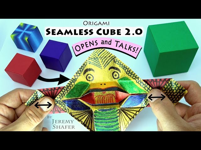 Seamless Cube Flasher 💥 8X8 Grid 💥 Cube Inside Cube🥇Origami 