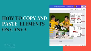 How to Copy and Paste elements on Canva
