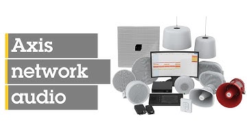 Axis network audio use cases