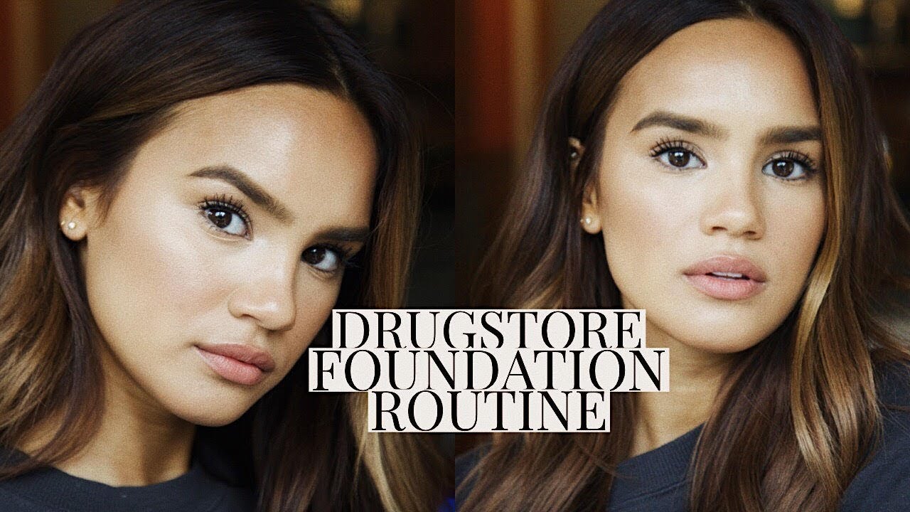 DRUGSTORE FOUNDATION ROUTINE! | DACEY CASH