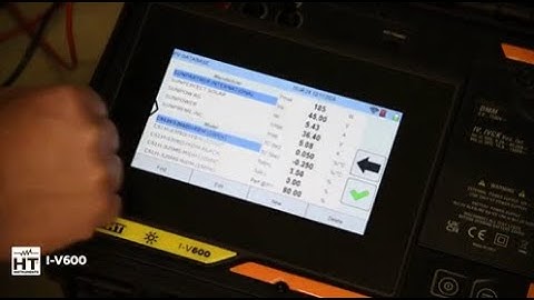 IV600 IV Curve Tracer 1500V/40A