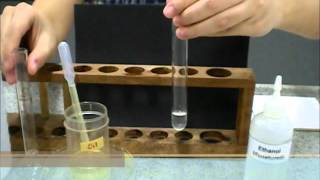 Ethanol Emulsion Test For Fats Ethanol Emulsion Test For Fats