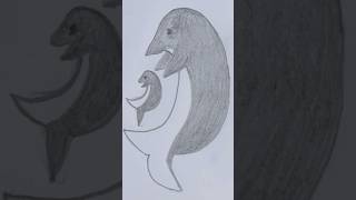 How to draw a dolphin #easydraw #shorts