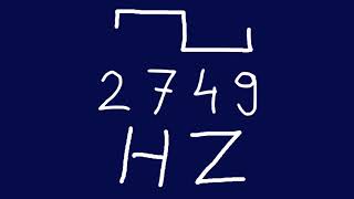 2749 hz square