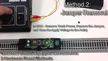 OFFICIAL "HOW TO" VIDEO: Quantum Sound Equipped Broadway Limited Imports Locomotive Hardware Reset