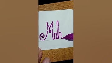 Mahek beautiful name write in cursive writing #cursive#handwriting#calligraphy#shorts#clips