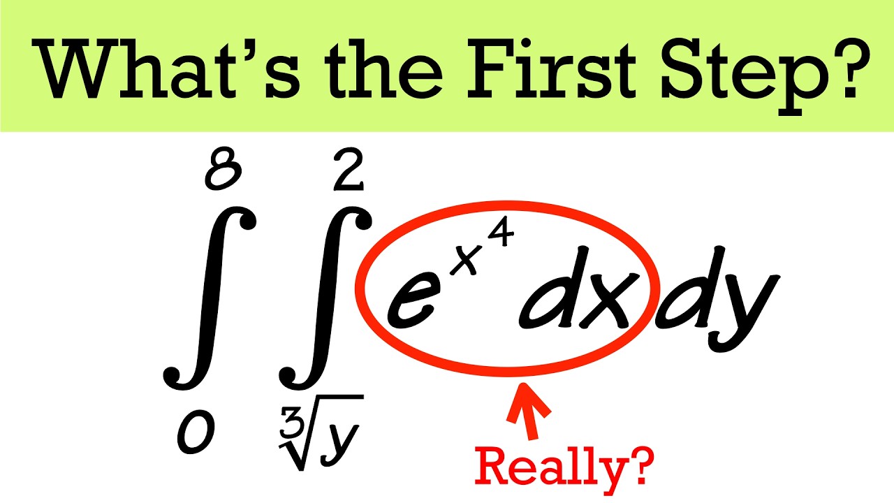 The most classic trick of solving a double integral - YouTube