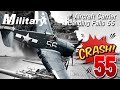 艦載機パイロットは命懸け!クラッシュ55連発 Aircraft Carrier Landing Fails 55