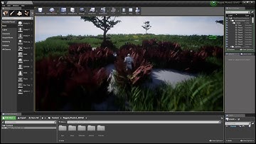 Interactive Bushes Plants for Unreal Engine 4 Video Games