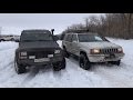 В битве Чероки и Гранд Чероки побеждает старенькая Нива!!! (Jeep Grand Cherokee vs Jeep Cherokee)