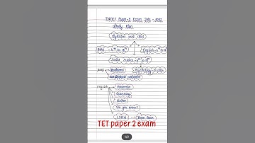 TNTET paper 2 exam study plan