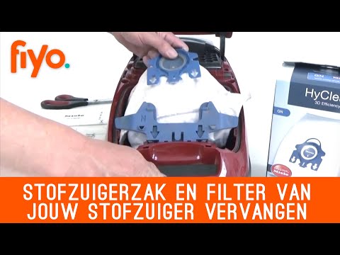Stofzuigerzak en filter van jouw stofzuiger vervangen