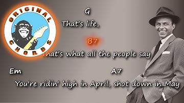 Thumbnail of Frank Sinatra - That's Life - Chords & Lyrics