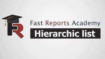 FastReport .NET Demo: Hierarchic list
