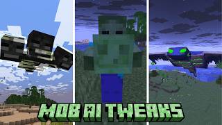 Minecraft mod showcase: Mob AI Tweaks Fabric, Forge & Neoforge screenshot 5