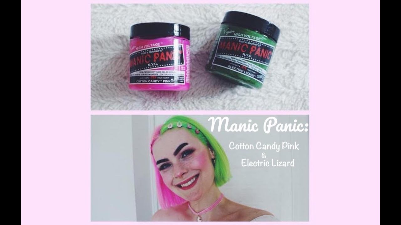 🌷Bleaching and hair dying 🌷 Manic Panic Cotton candy pink and Electric