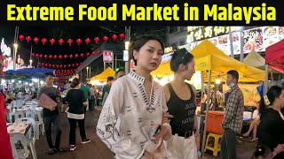 The Best Street Food Market in Kuala Lumpur Malaysia|Extreme Food Market in Bukit Bintang Malaysia|