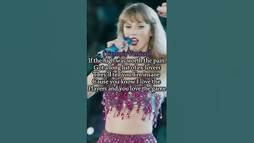 #TAYLORSWIFT vs KIDZ BOP lyrics