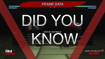 DOA5LR "Did You Know" - Frame Data