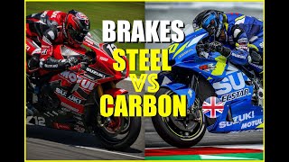 🇬🇧 MotoGP CARBON BRAKES vs STEEL BRAKES