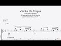 Zamba de Vargas - solo guitarra - Tablatura por Jesús Amaya...