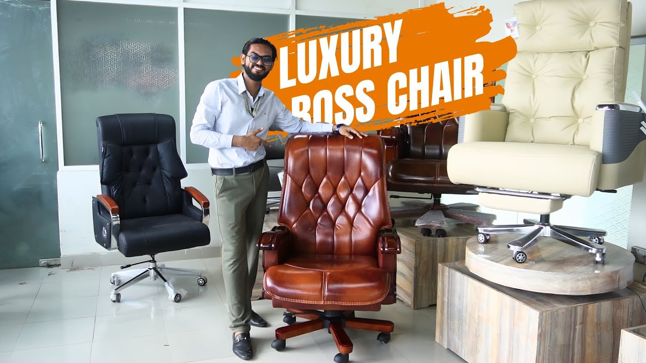 ৫ বছরের ওয়ারেন্টি সহ সেরা বস চেয়ার। Imported Luxury Boss Chair 2024