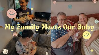Family Meets Baby For The First Time UK