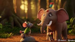 The Elephants and the Mice | Panchatantra Moral Story in 3D Animation