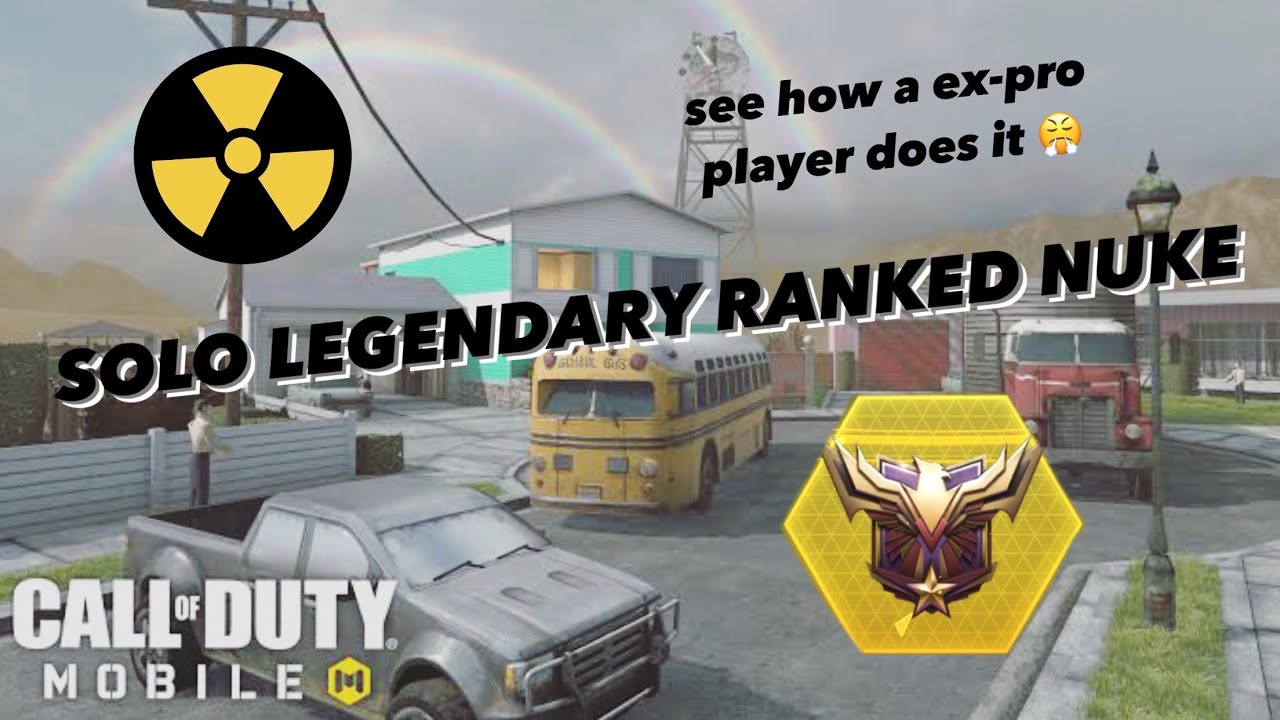 SOLO Legendary Ranked NUKE in Nuketown | CODM