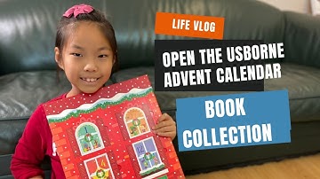 Open the Usborne advent calendar book collection｜開箱聖誕倒數曆｜開箱Usborne advent calendar book collection
