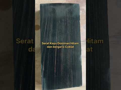 Video: Kayu hitam (eboni): properti, aplikasi