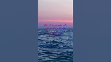 سورة البقرة اية 239 - مع صوت البحر بصوت جميل - فَإِنْ خِفْتُمْ فَرِجَالاً