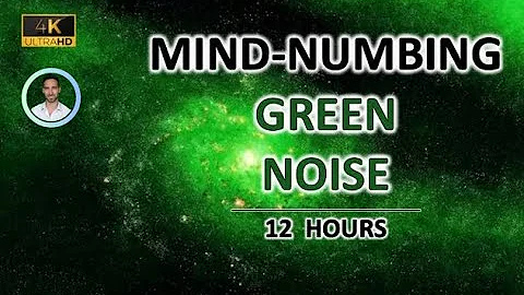 Mind-numbing Green Noise (12 Hours) BLACK SCREEN - Study, Sleep, Tinnitus Relief and Focus